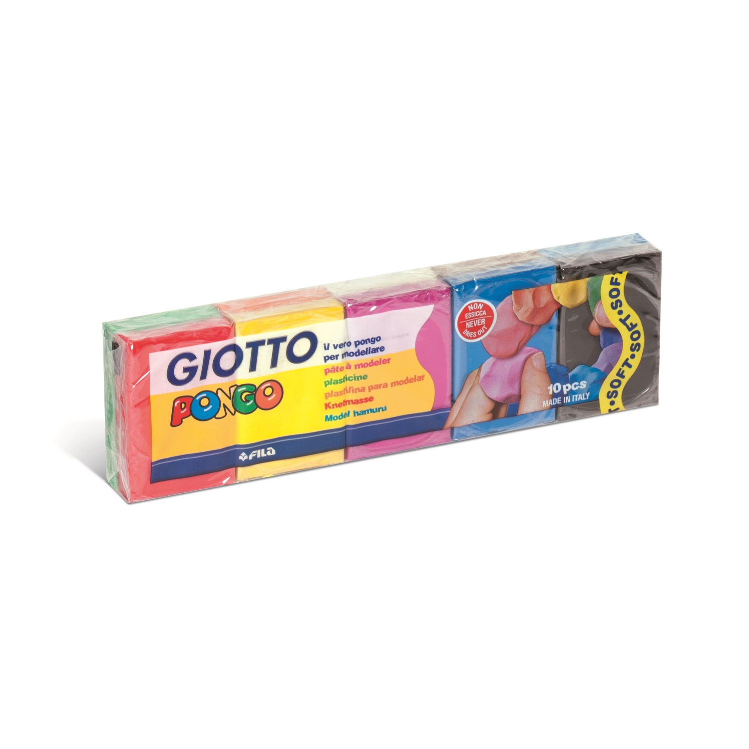 Пластилин GIOTTO 10 цв. - фото 1