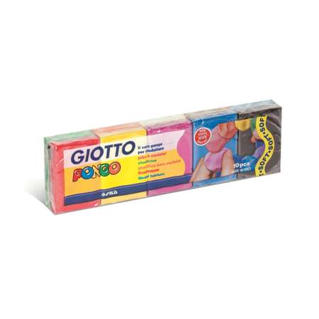 Пластилин GIOTTO 10 цв.