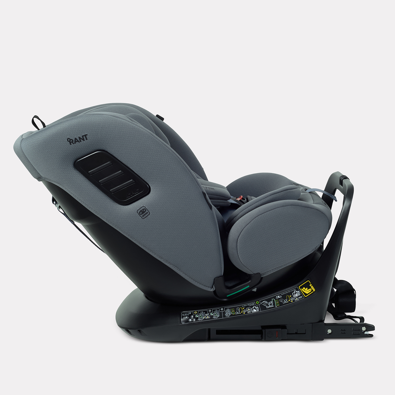 Автокресло Rant Skyline isofix Isofix 0+/1/2/3 (0-36 кг) серый - фото 5