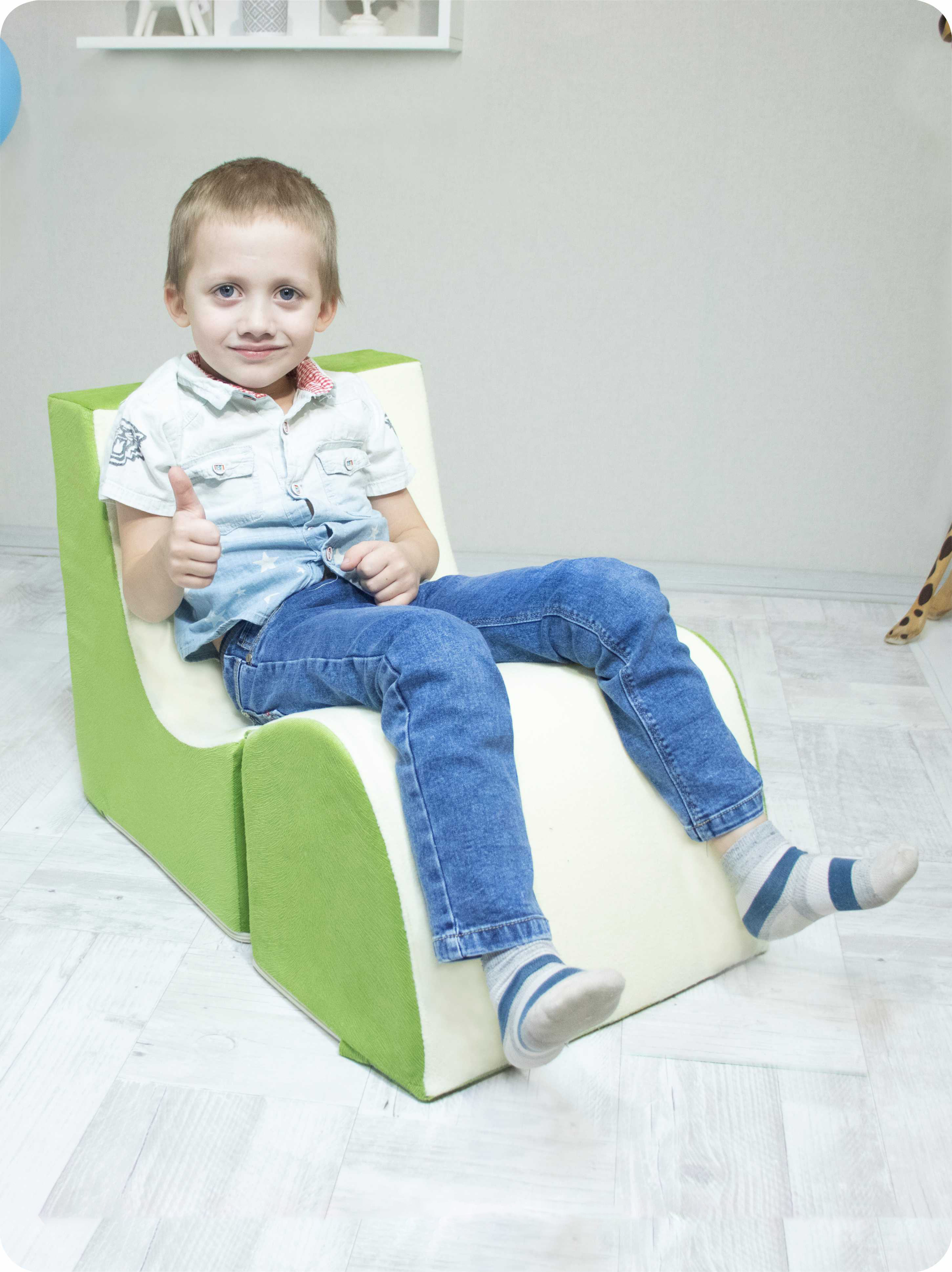 Пуфик Кипрей зеленый - фото 6