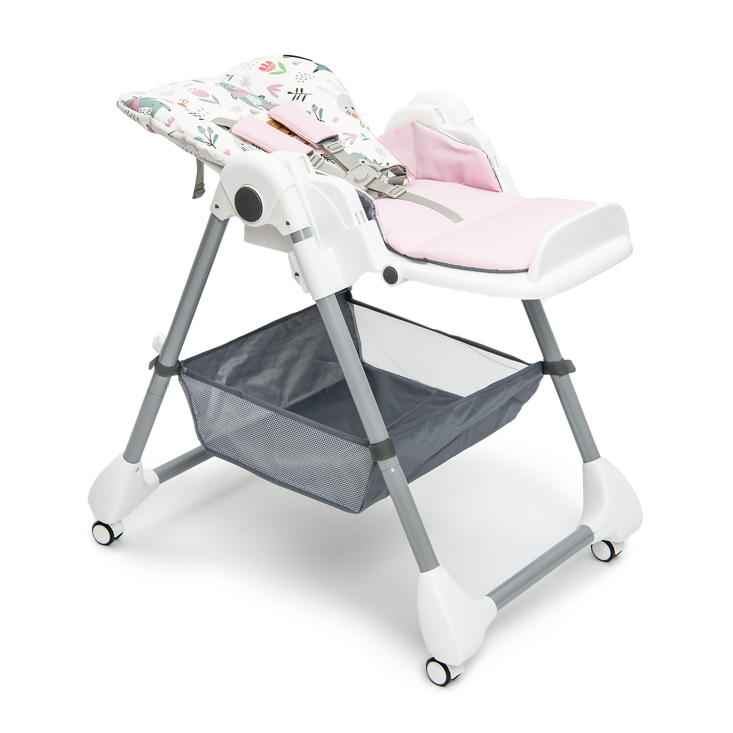 Стульчик для кормления BabyGo Pretty Friends New розовый - фото 15