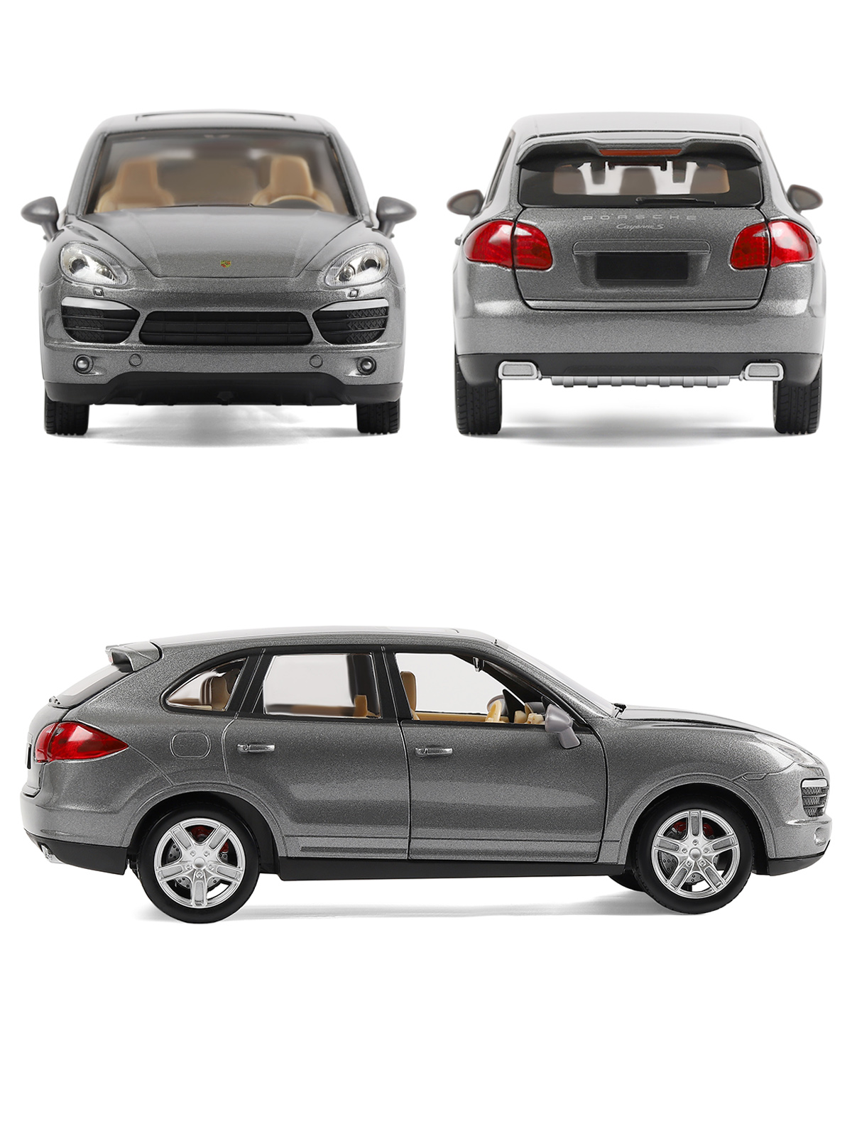 Внедорожник АВТОпанорама Porsche Cayenne S 1:24 JB1200119 - фото 6