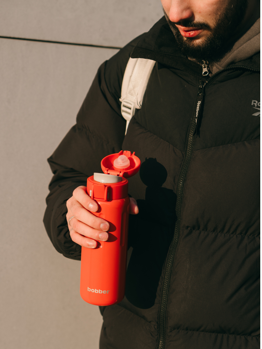 Термокружка для напитков Capsule 500 мл Bobber красный - фото 10