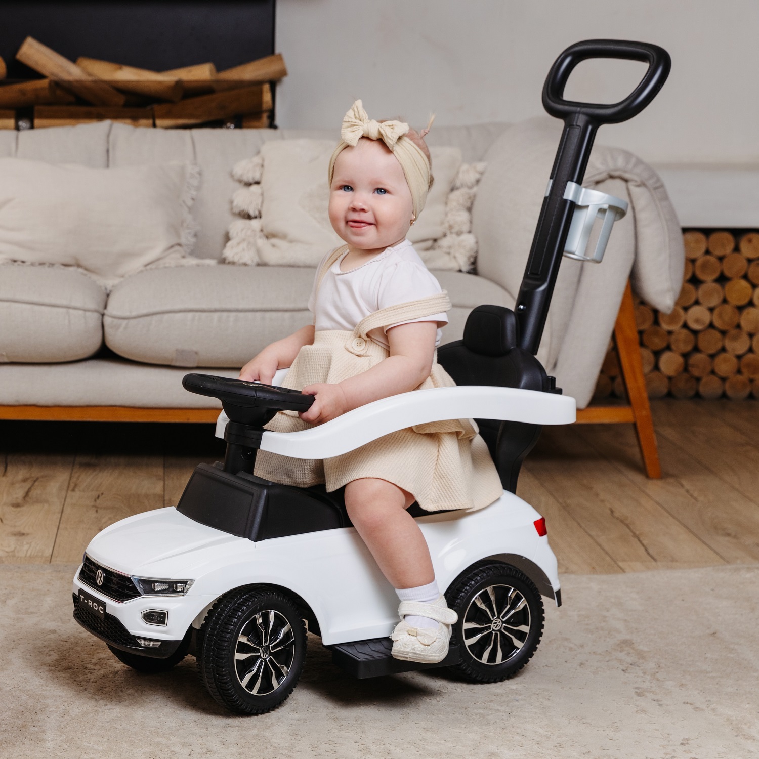 Пушкар BabyCare T-ROC с ручкой - фото 11