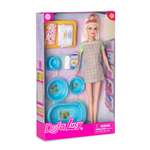 Кукла модельная Defa Lucy Беременная кукла с аксес. высота 28 см