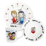 Набор посуды ND PLAY Love is 3 шт.