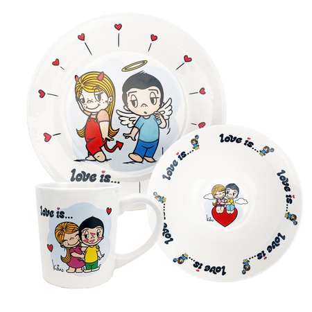 Набор посуды ND PLAY Love is 3 шт.