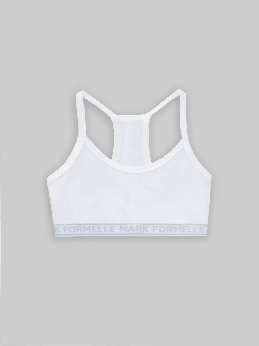 Топ 3 шт Mark Formelle (Марк Формэль) 517707-3/белый + обжаренный миндаль + черный - фото 12