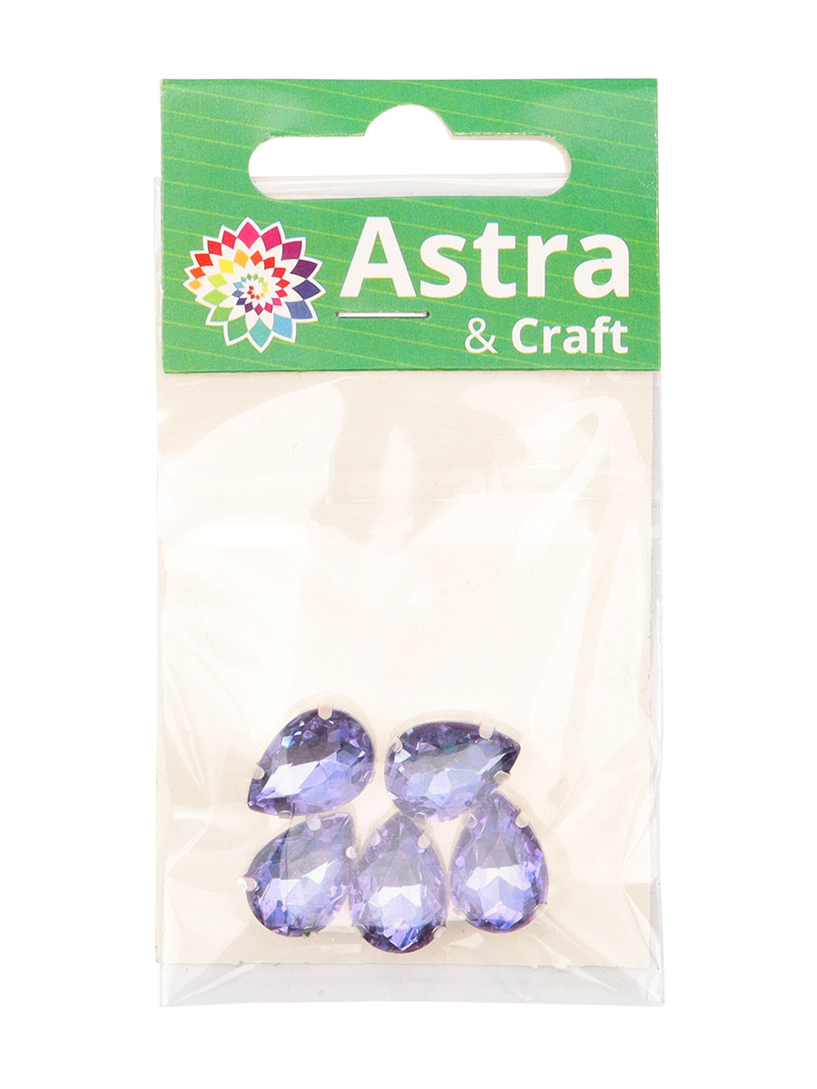 Набор для творчества Astra Craft аппликация Стразы для рукоделия 5 шт - фото 7