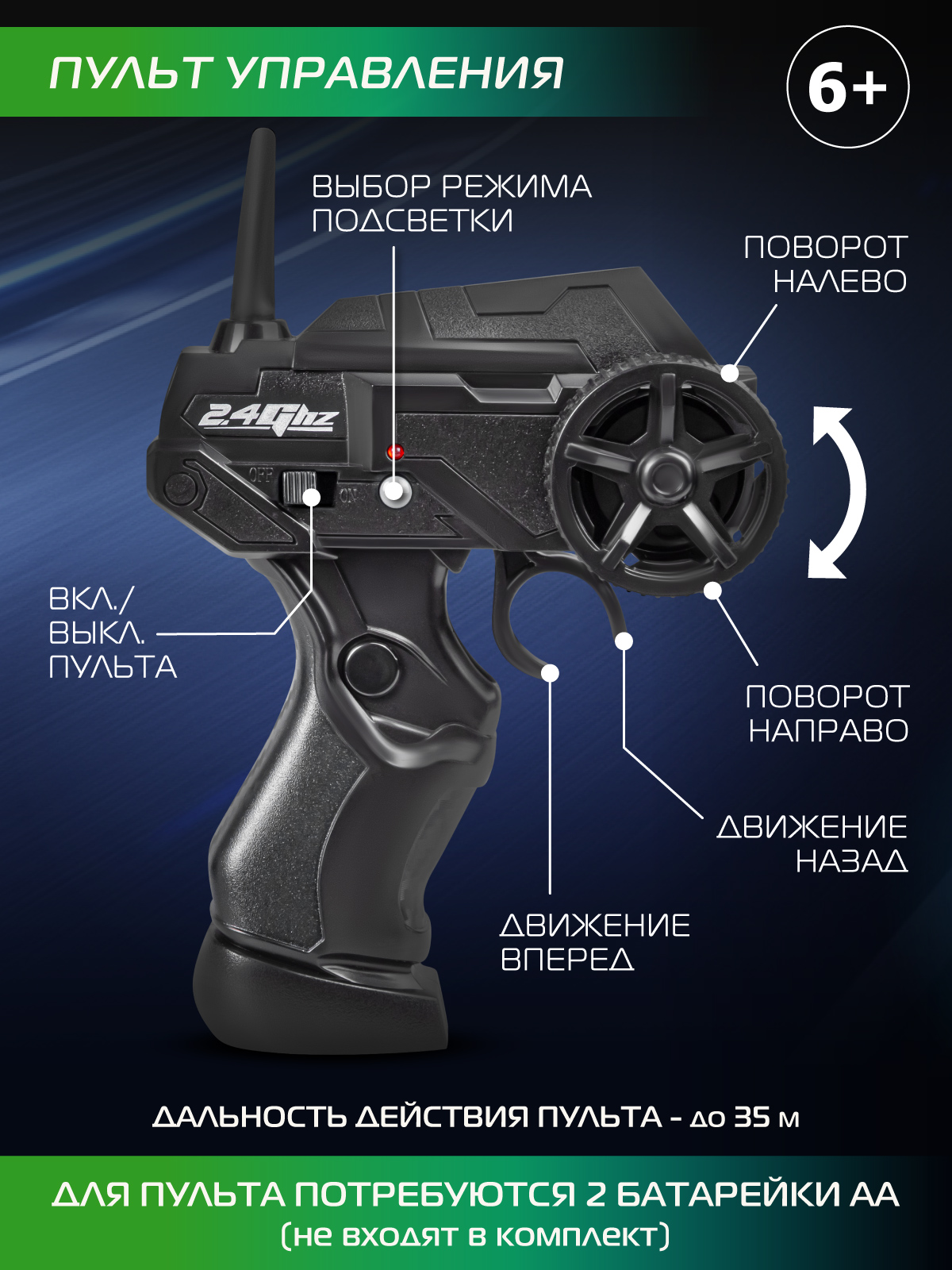 Внедорожник РУ AUTODRIVE 1:24 - фото 6