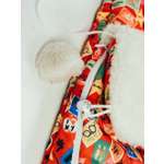 Конверт в коляску BIO-TEXTILES Конверт меховой красный