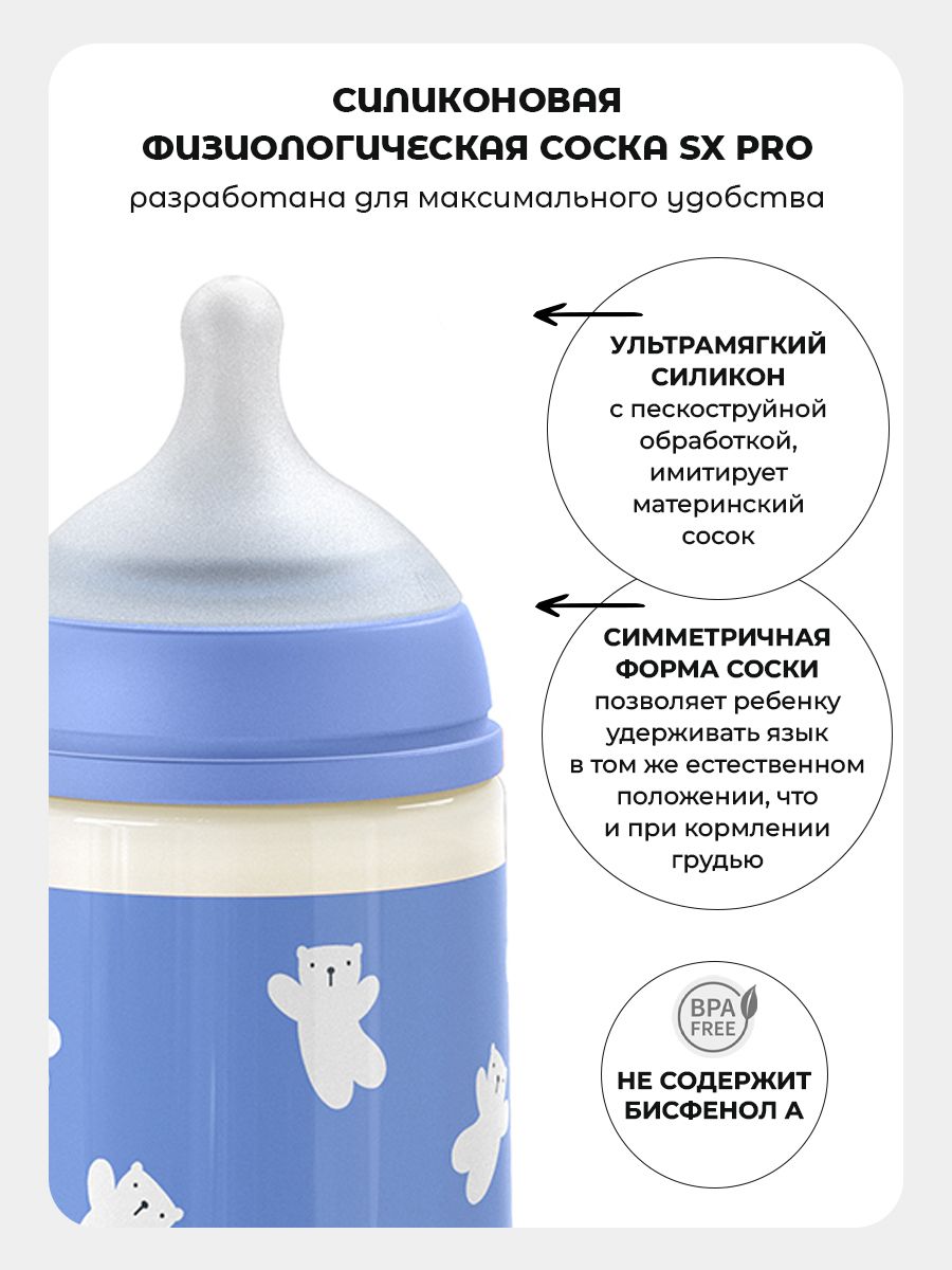 Бутылочка Suavinex 360 мл 1 шт. - фото 3