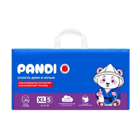 Трусики PANDI XL (12-17 кг) 40 шт.