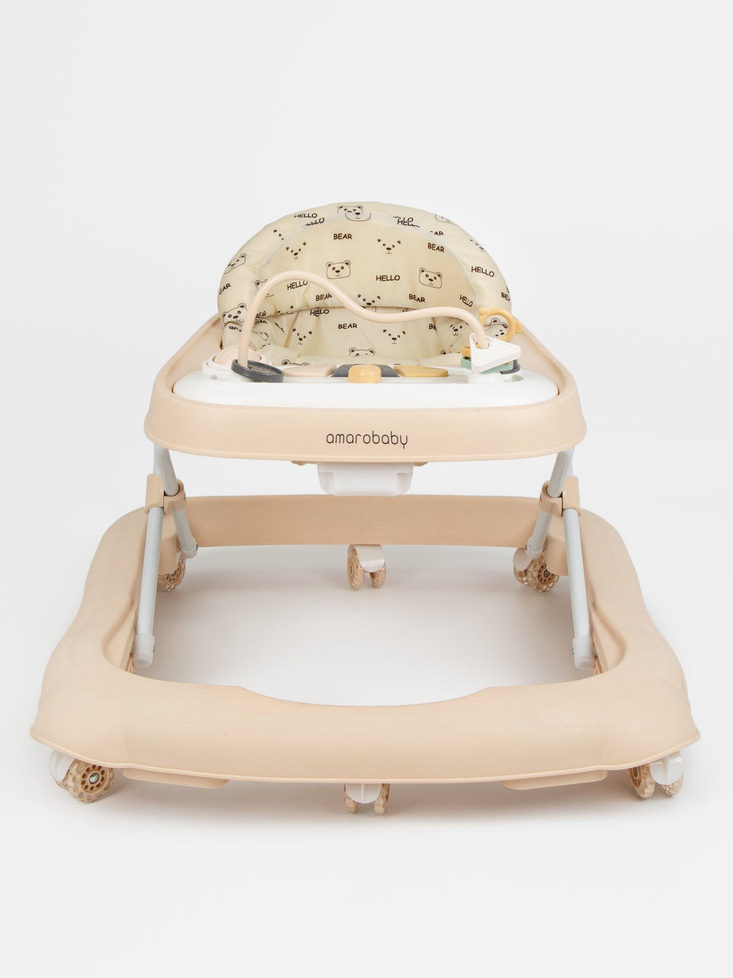 Ходунки Amarobaby Бежевый бежевый в ассортименте - фото 16