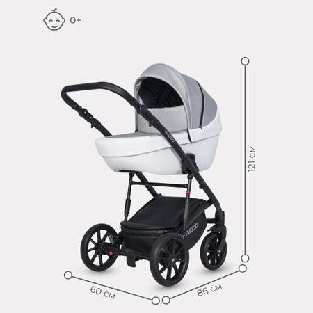 Коляска 3в1 Riko Basic Pacco