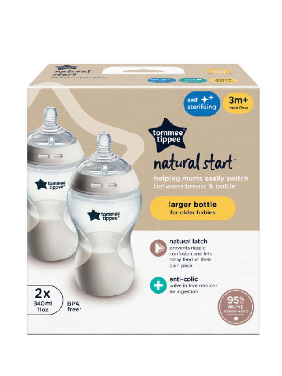 Бутылочка Tommee tippee 340 мл 2 шт. в ассортименте - фото 5