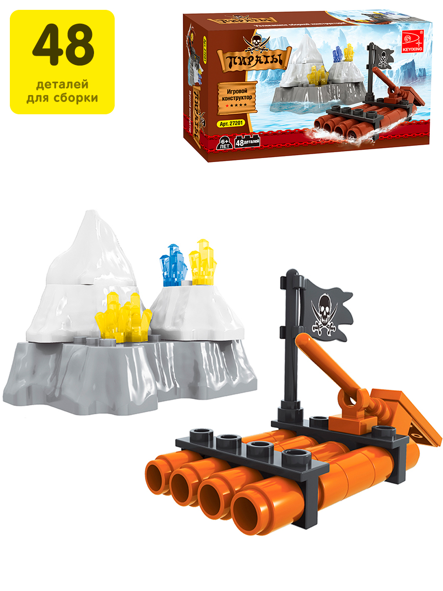 Конструктор KEYIXING Пираты 84 дет. - фото 1