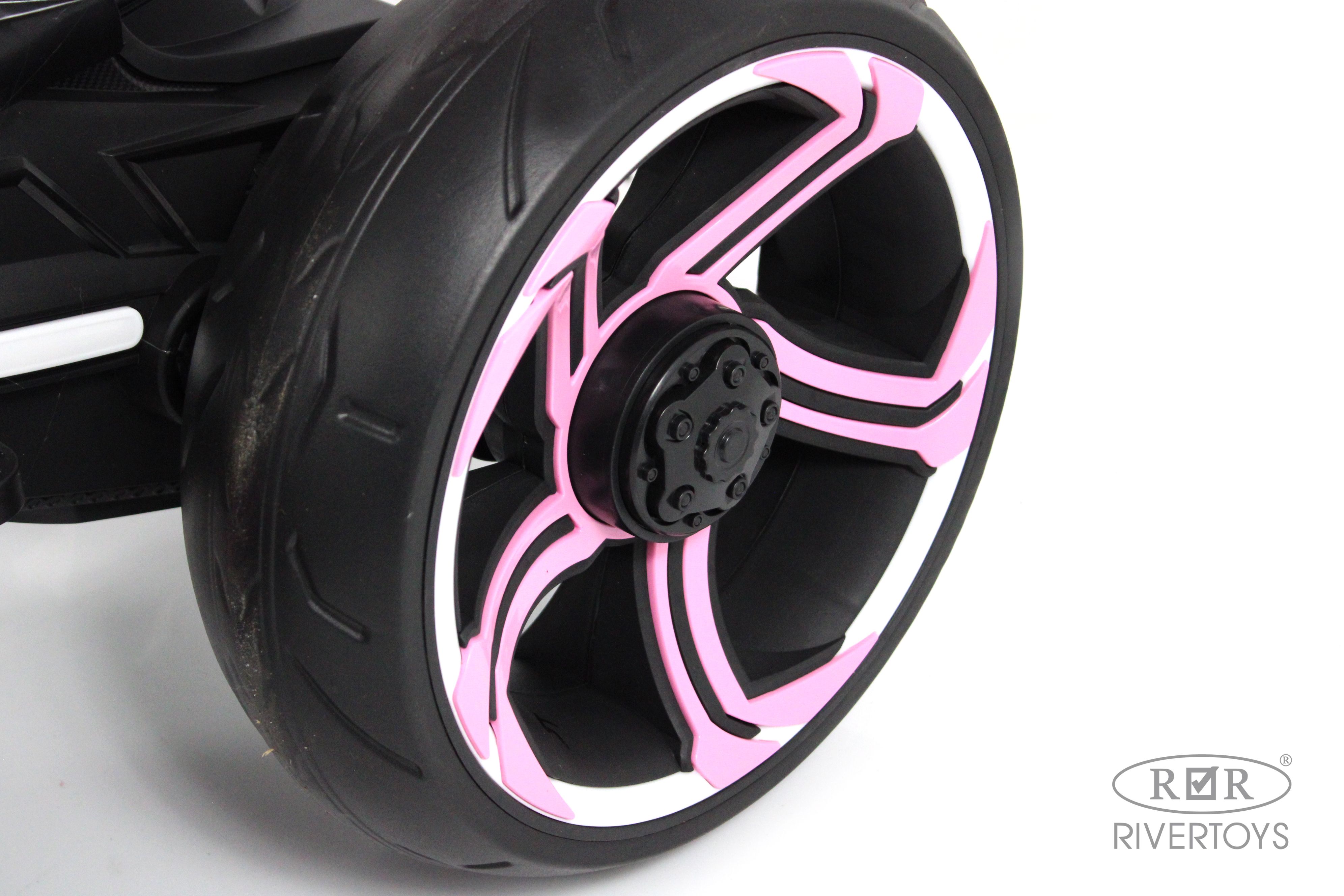 Электромобиль RIVERTOYS C111MC-PINK - фото 18