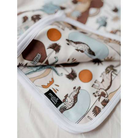 Плед Mjolk Dinoworld двусторонний 120х85