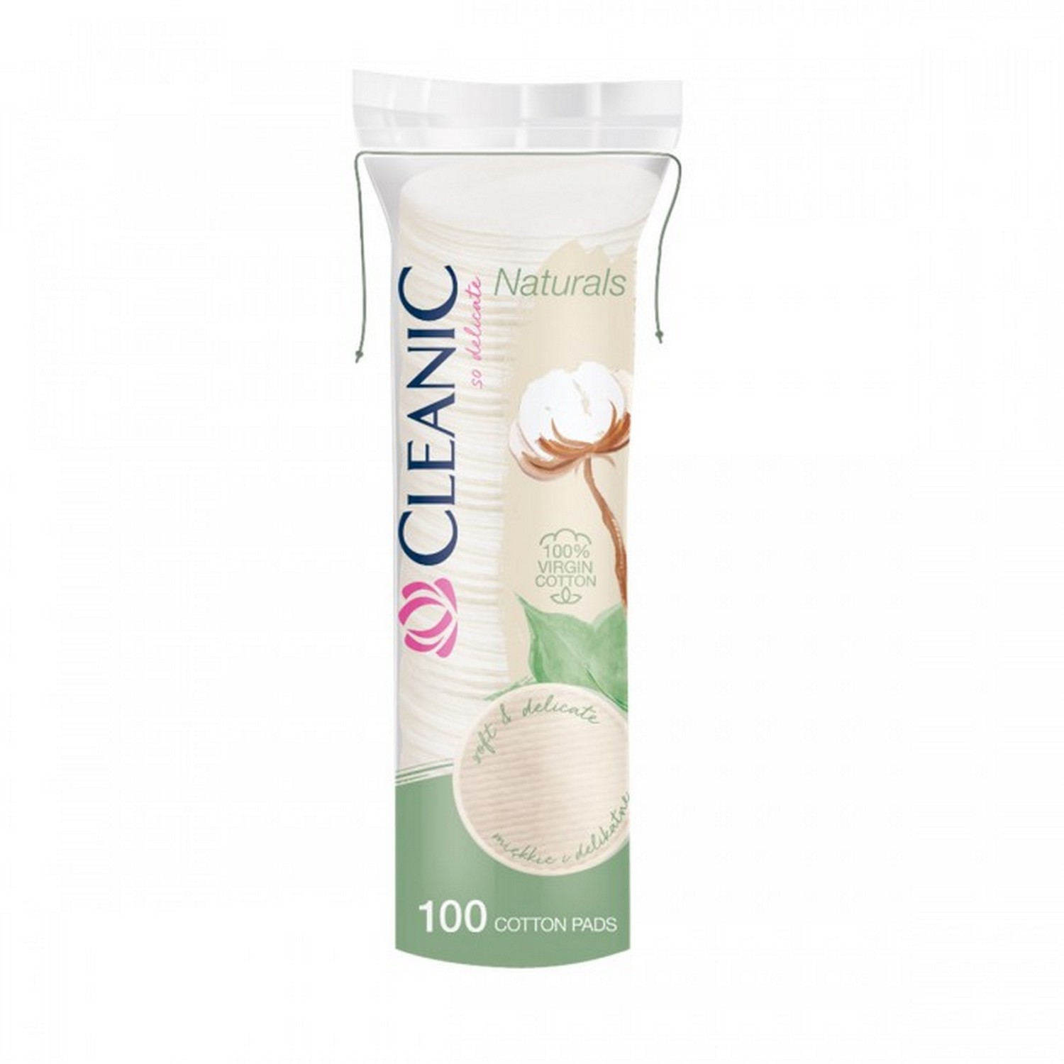 Ватные диски Cleanic 100 шт. - фото 1
