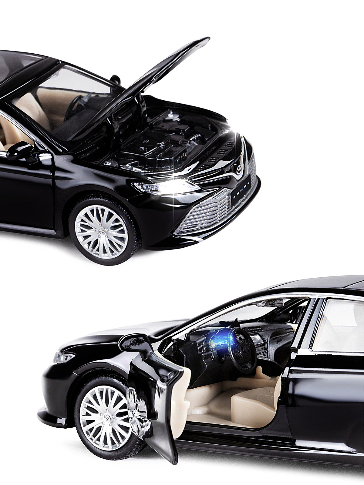 Автомобиль АВТОпанорама Toyota Camry 1:32 JB1251037 - фото 8