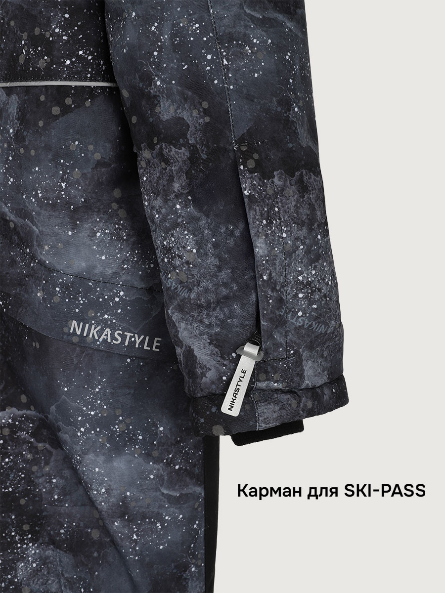 Комбинезон NIKASTYLE 8з3525 графит/черный - фото 15