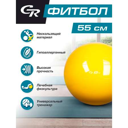 Мяч гимнастический CITYRIDE Фитбол 55см