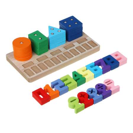 Игрушка Игроленд Цифры и фигуры