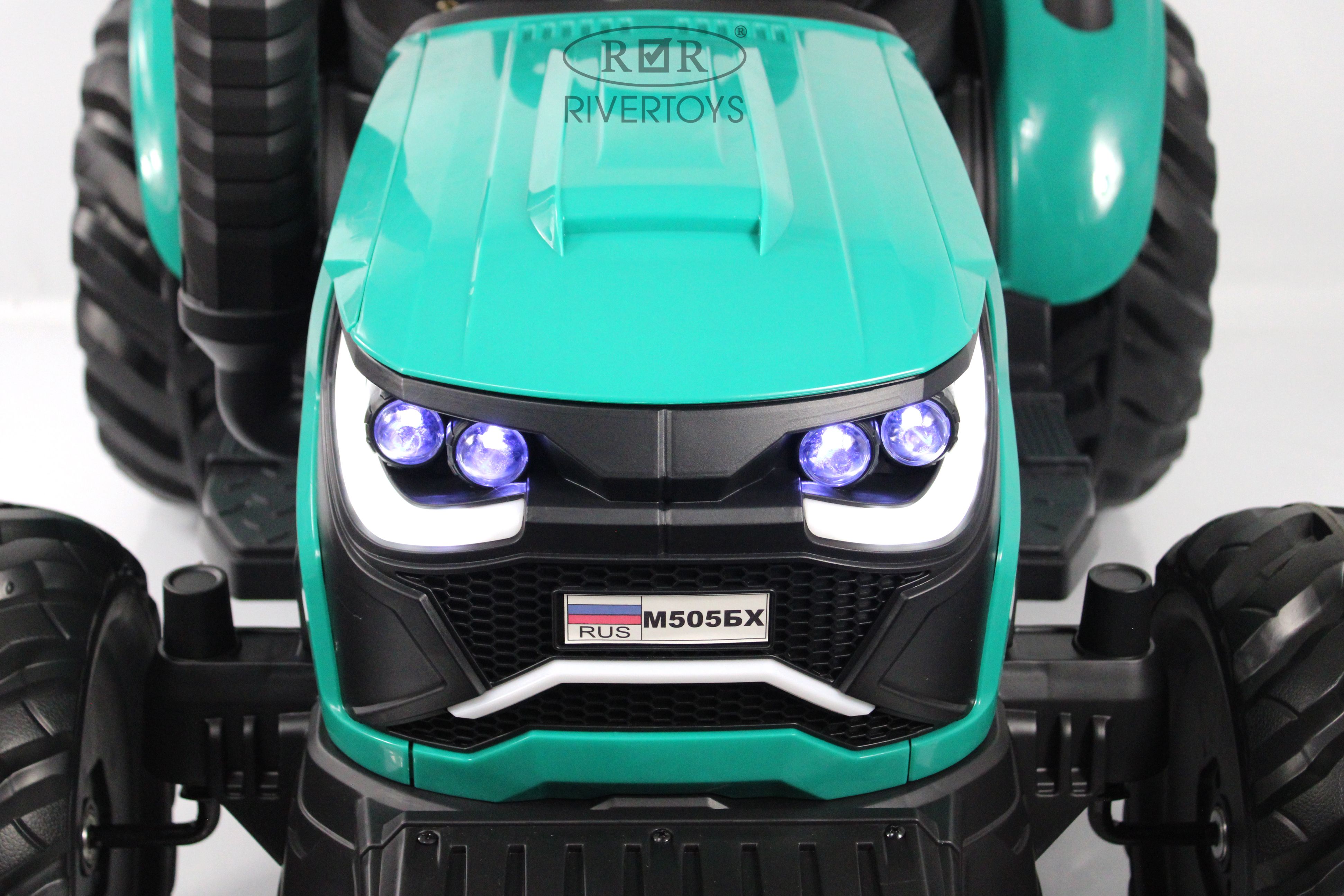 Электромобиль RIVERTOYS М505БХ-GREEN С пультом ДУ - фото 7