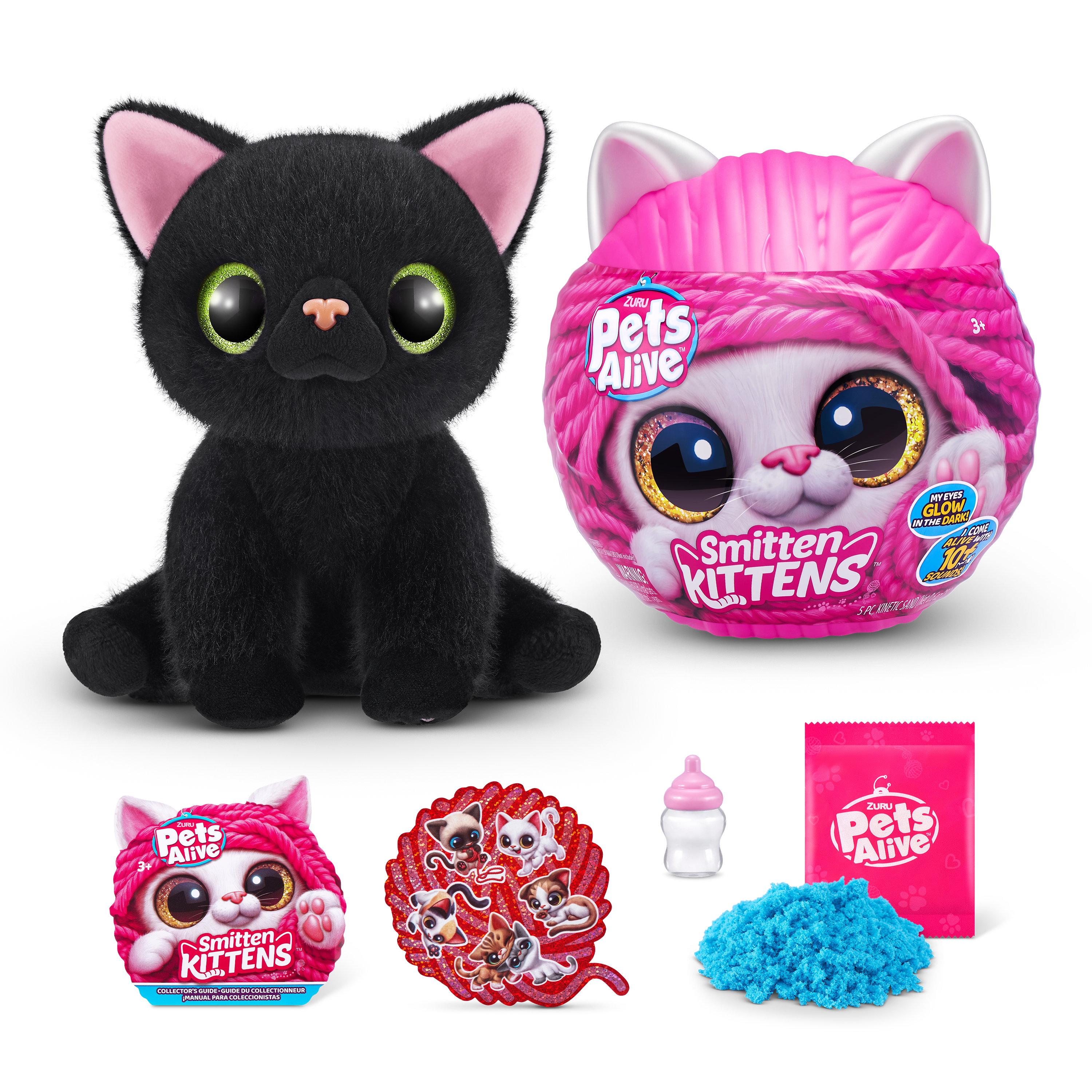 Интерактивная игрушка Zuru Pets Alive 9541 Smitten Kittens ласковый котенок - сюрприз - фото 17