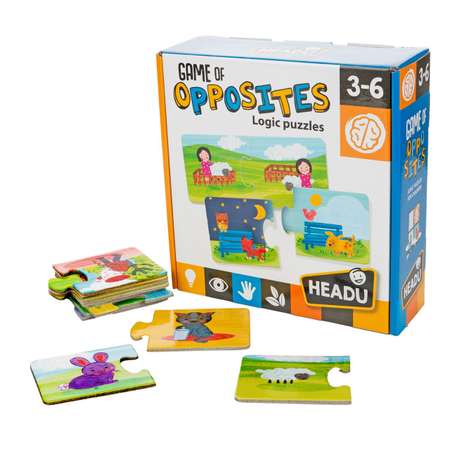 Настольная игра HEADU Противоположности для детей