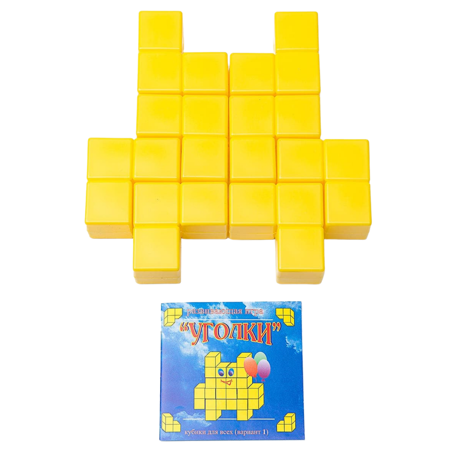 Игрушка Корвет кубики Уголки - фото 3