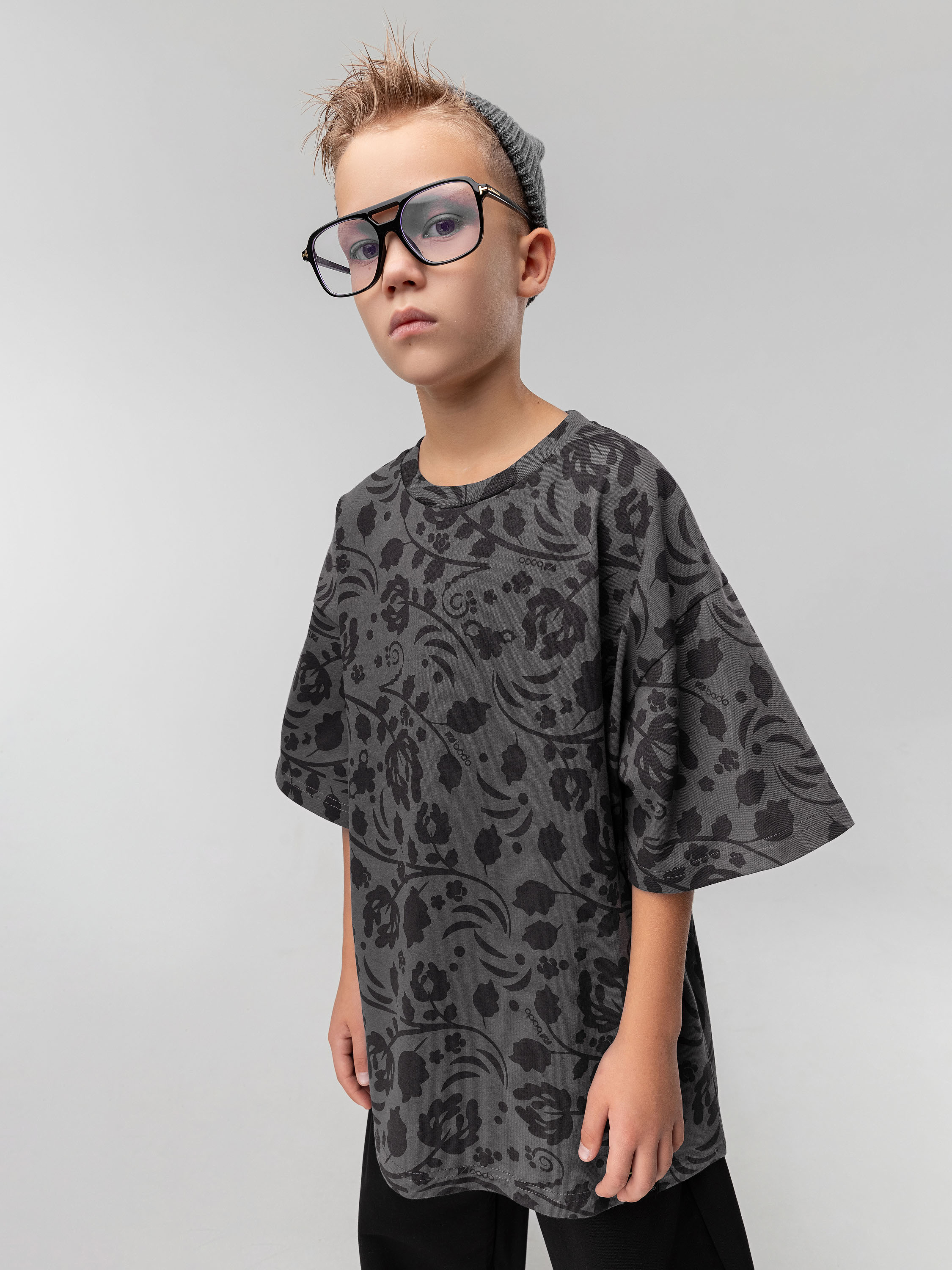 Футболка Bodo 36-145MU_серый - фото 6