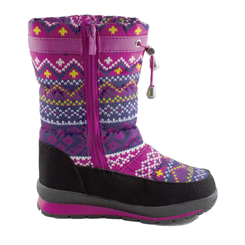 Сапоги Europen ML9615E-16-СВ EUROPEN Сапоги зимние для девочки,розово-черный - фото 2