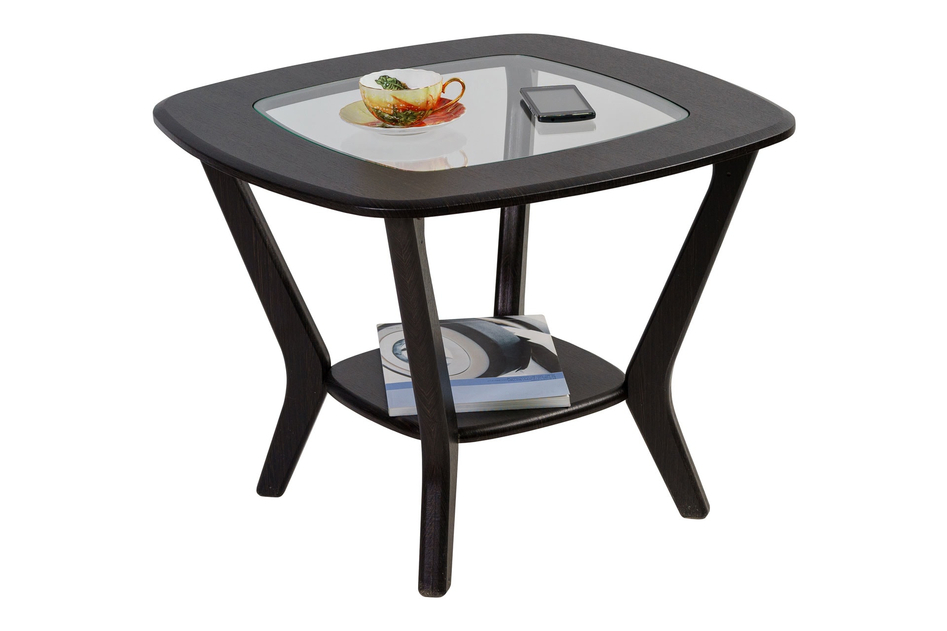 Стол журнальный КАЛИФОРНИЯ МЕБЕЛЬ Мельбурн венге - фото 4