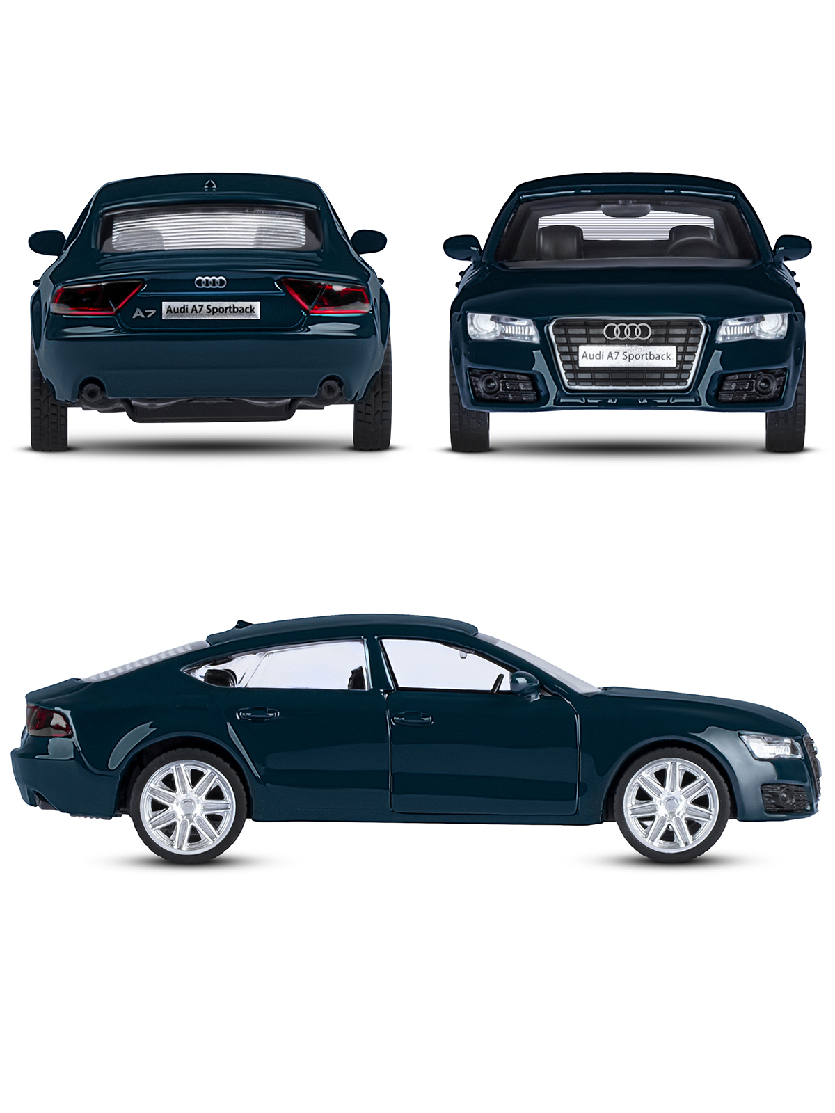 Автомобиль АВТОпанорама Audi A7 1:43 JB1251271 - фото 5