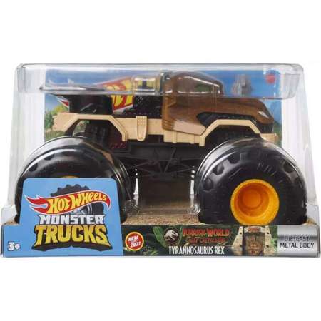 Монстр-трак Hot Wheels Monster Trucks 1:24 коричневый