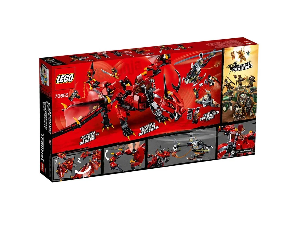 Конструктор LEGO NINJAGO 70653 850 дет. - фото 1