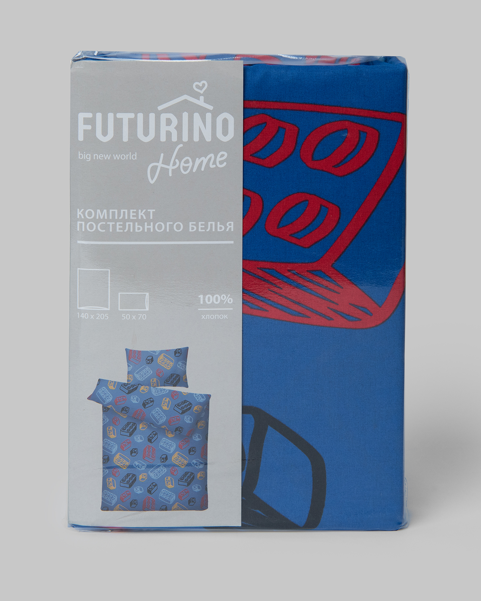 Комплект постельного белья FUTURINO Home Конструктор 2 предмета 309201 - фото 6