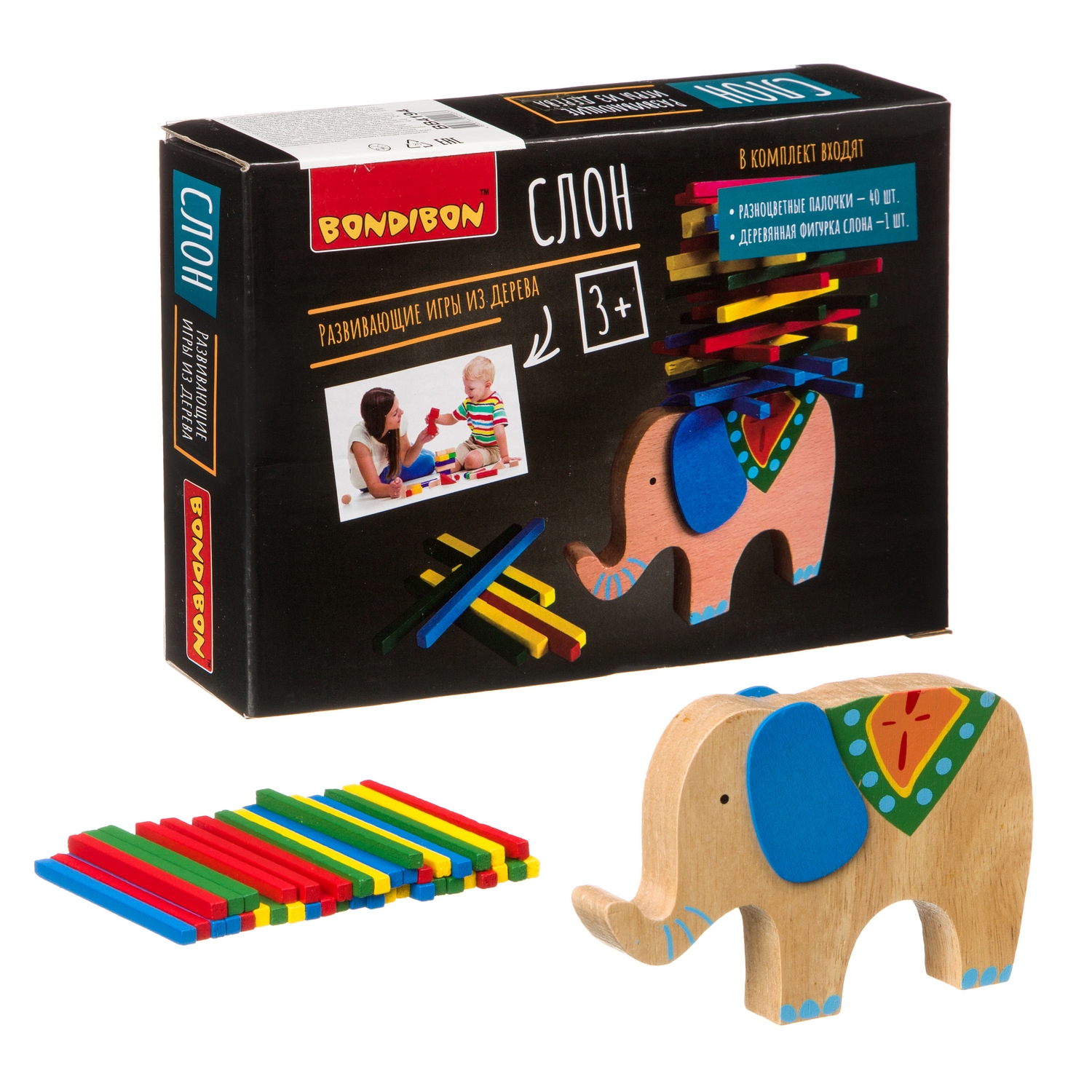 Настольная игра Bondibon Слон балансировщик - фото 8