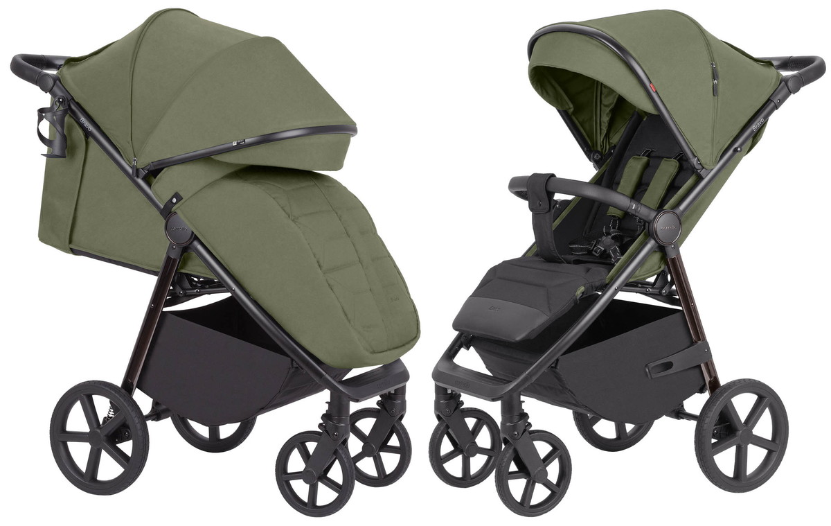 Коляска прогулочная Carrello Bravo Plus CRL-5515 зеленый - фото 3