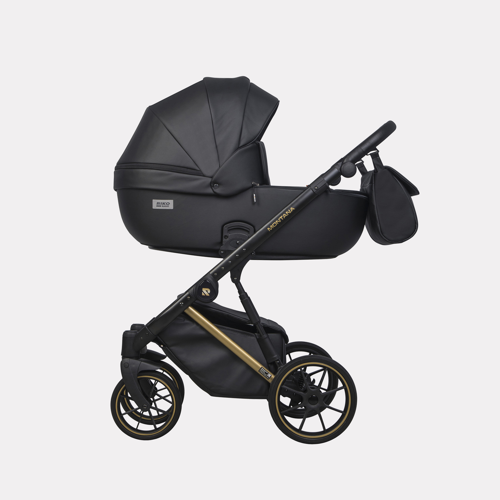 Коляска 2в1 Riko Basic Montana Premium Gold - фото 3
