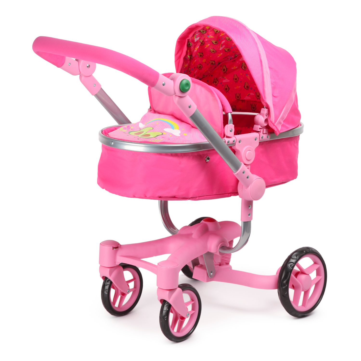 Коляска 2 в 1 для кукол Demi Star 9694 Avocado - фото 1