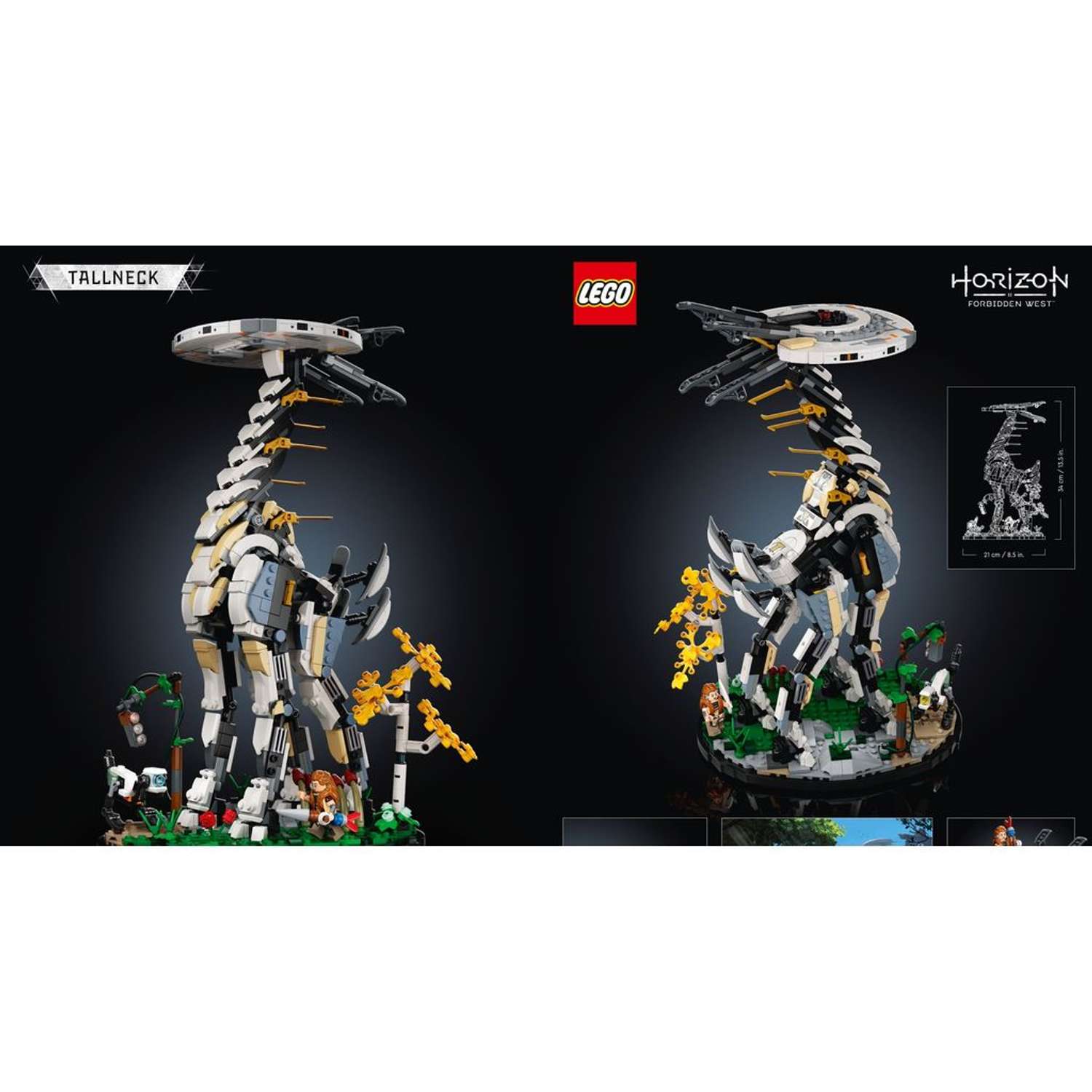 Конструктор LEGO Icons Forbidden West Tallneck блочный - фото 8