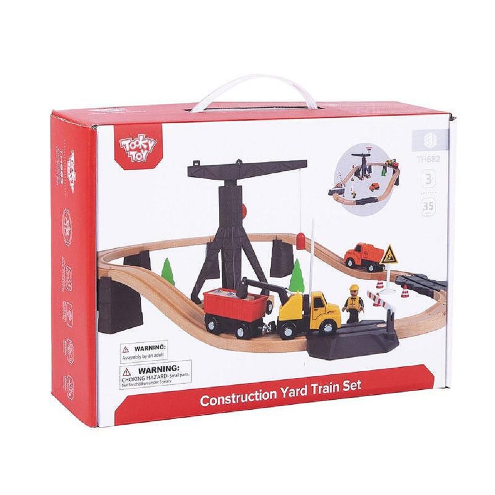 Набор железнодорожный Tooky Toy 67 см TH682 - фото 7