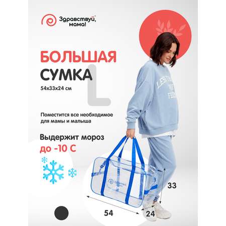 Сумка в роддом Здравствуй мама! Premium Quality 3 шт.