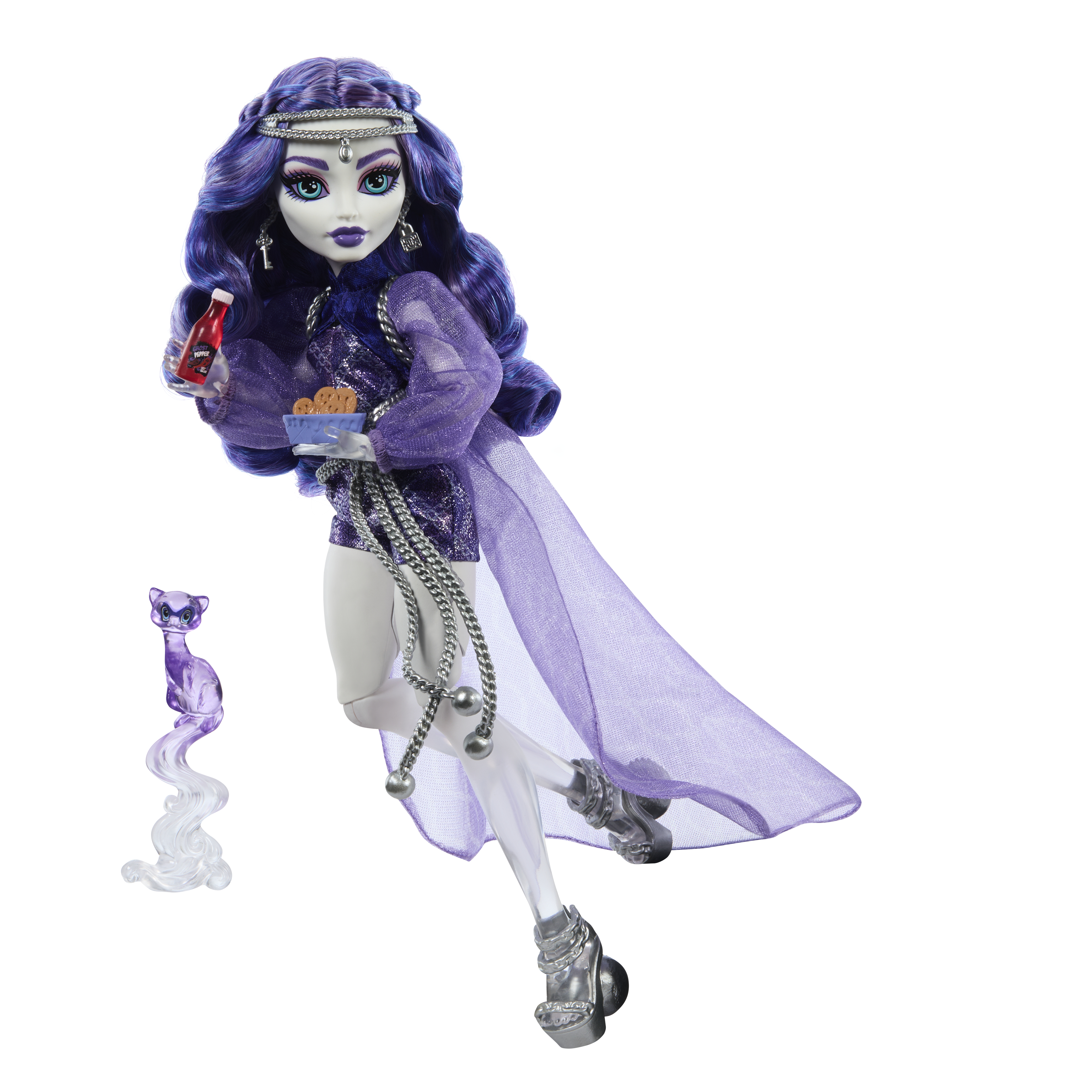 Кукла модельная Monster High Спектра Вондергейст HXH77 - фото 4