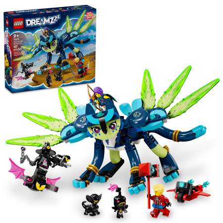 Конструктор LEGO DREAMZzz Зои и кошка-сова Зиан блочный