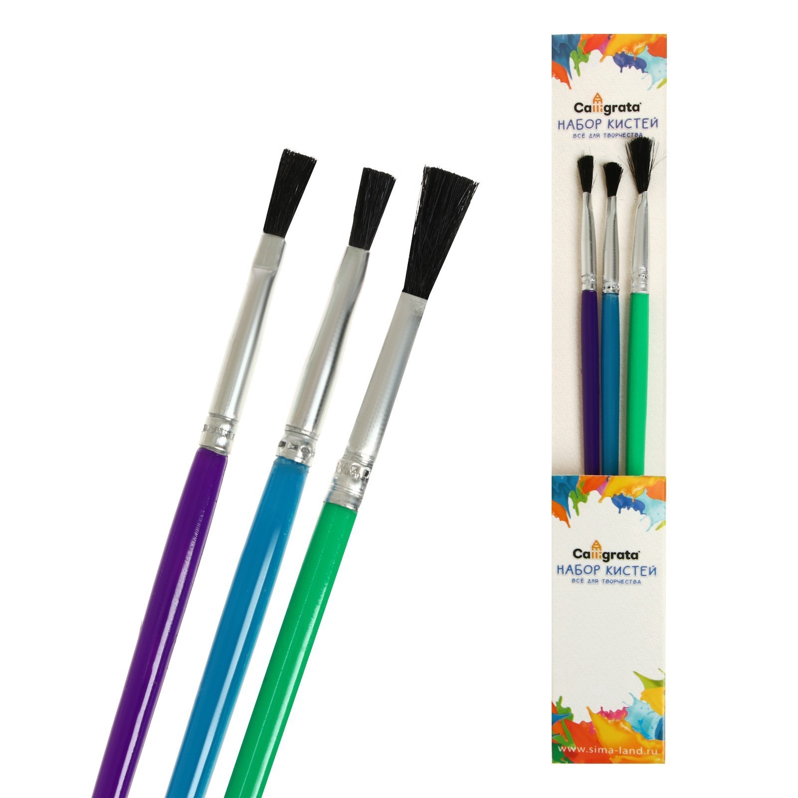 Кисть Calligrata 3 шт. - фото 3