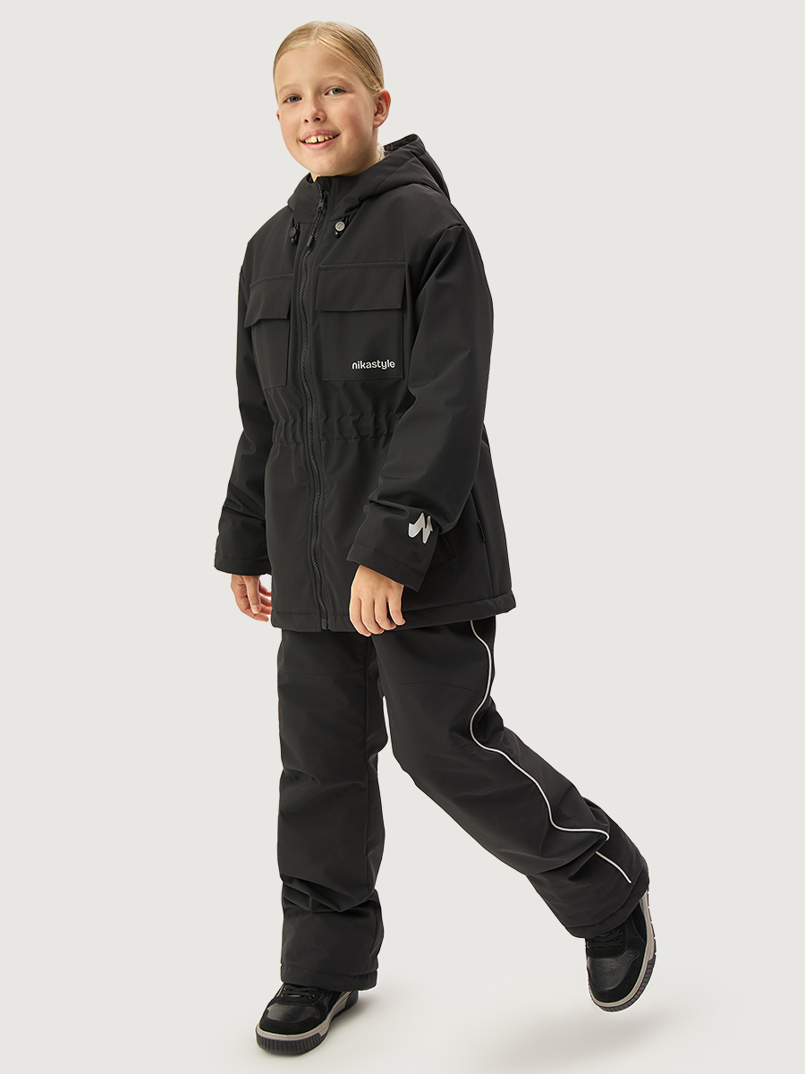 Костюм NIKASTYLE 7м4826 черный - фото 5